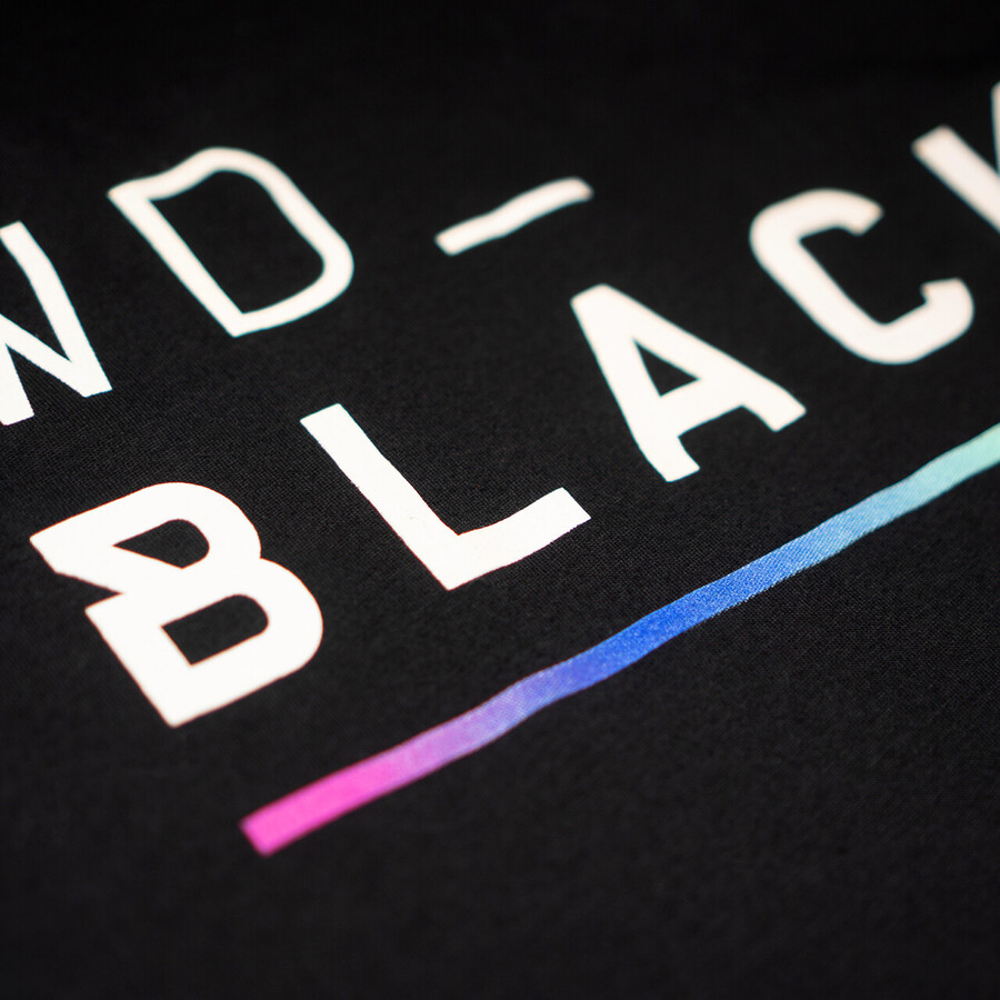 camiseta wd_black con barra de color rgb sandisk