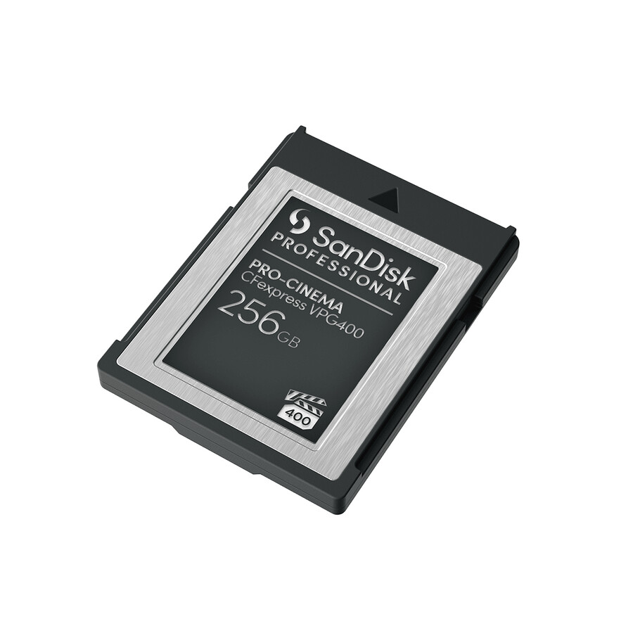 disco duro pro-cinema cfexpress vpg400 tipo b de 256 gb sandisk