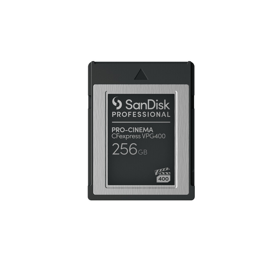 disco duro pro-cinema cfexpress vpg400 tipo b de 256 gb sandisk