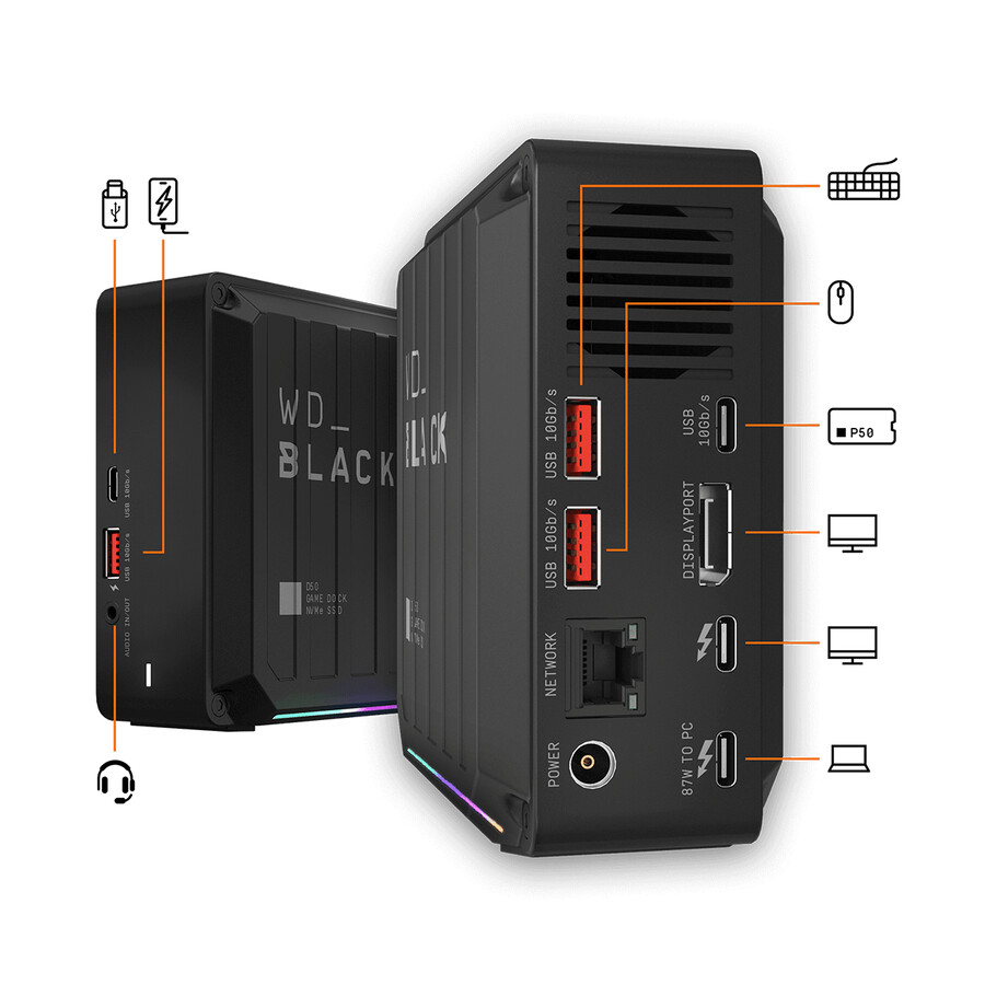 base para juegos wd_black d50 de 0 tb sandisk