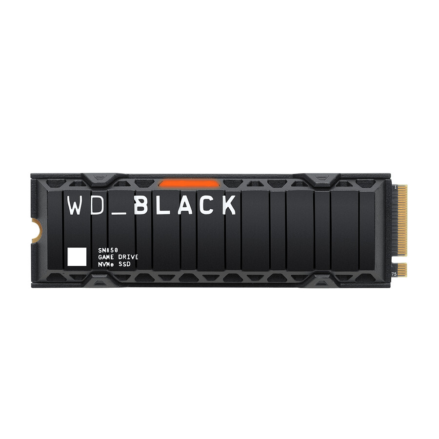 ssd wd_black sn850 nvme de 500 gb con disipador térmico sandisk