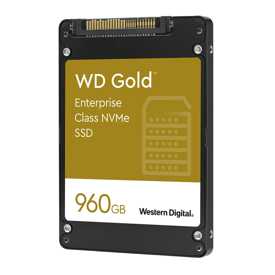 ssd nvme wd gold de clase empresarial de 960 gb sandisk