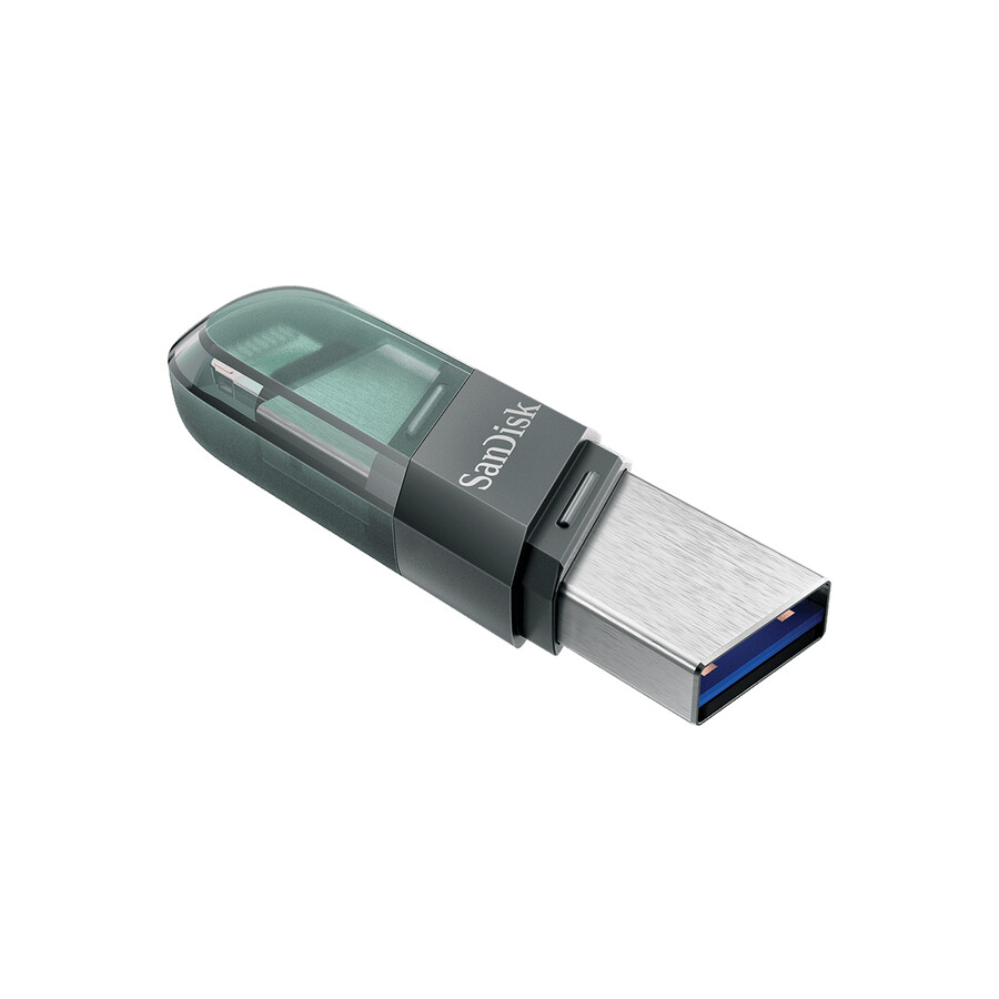 unidad flash ixpand flip de 64 gb color verde mar sandisk