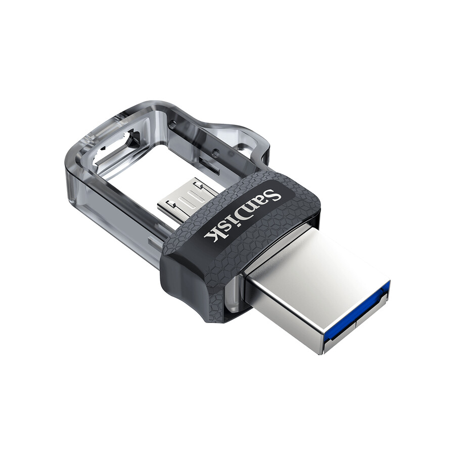 unidad ultra dual m3.0 de 32 gb en negro y gris sandisk