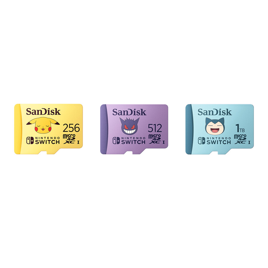 tarjeta microsd pokémon de 512 gb de sandisk sandisk