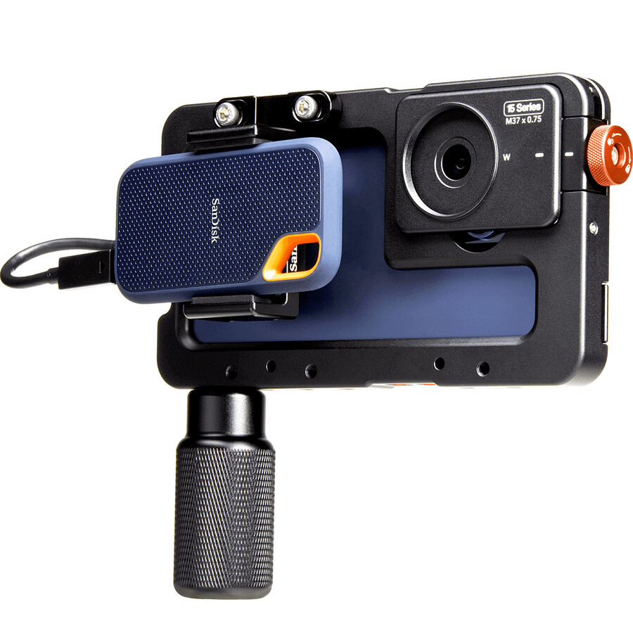 kit de creación beastgrip x sandisk beastcage para iphone 15 pro max sandisk