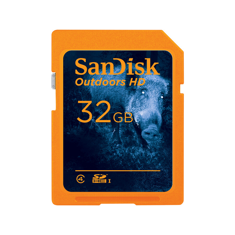tarjeta sdhc uhs-i hd sandisk outdoors de 32 gb color naranja sandisk