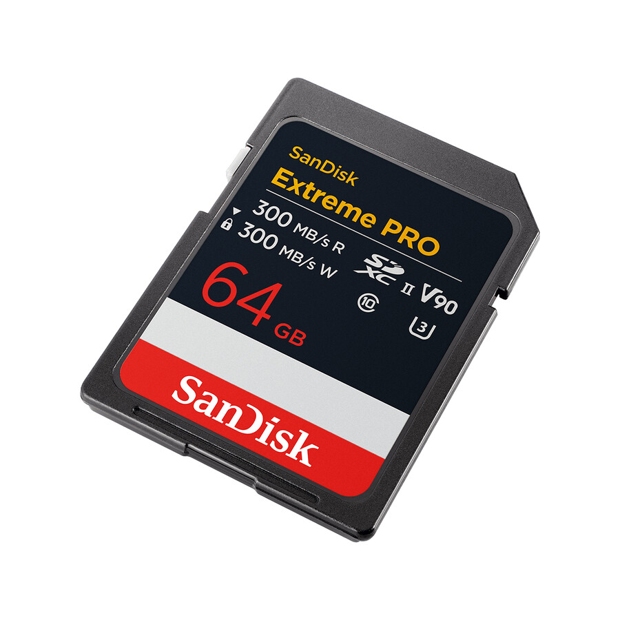 tarjeta sd uhs-ii sandisk extreme pro de 64 gb v90 sandisk