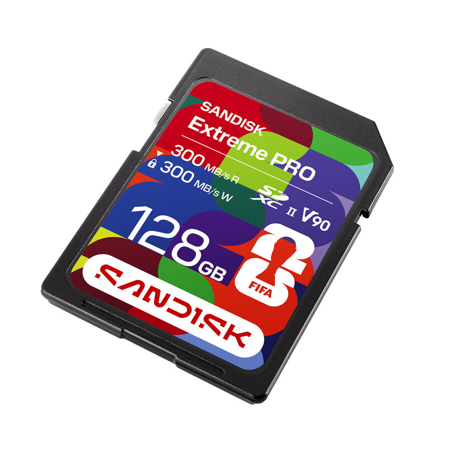 tarjeta sdxc sandisk sd uhs-ii de 128 gb edición copa mundial de la fifa 2026 sandisk
