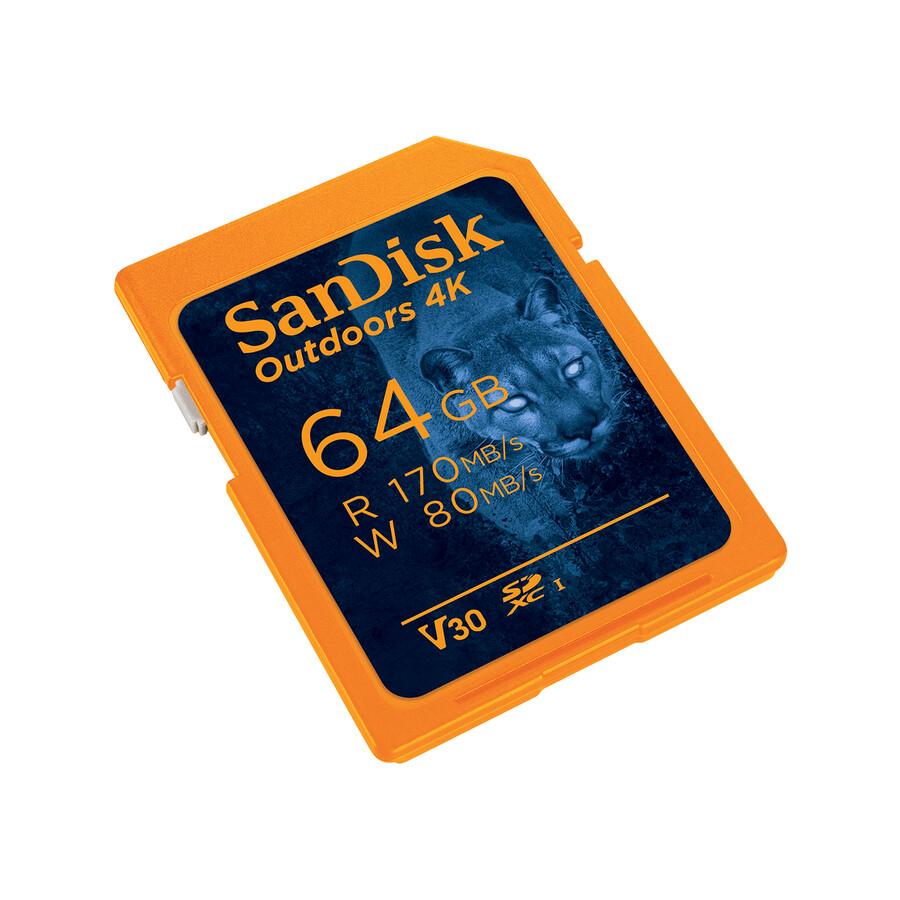 tarjeta sd uhs-i 4k sandisk outdoors de 512 gb color naranja sandisk