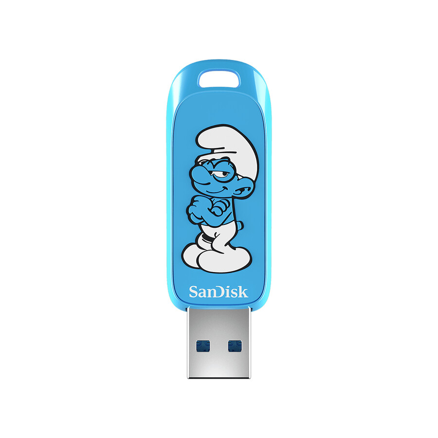 memoria usb sandisk smurfs de 64 gb sandisk