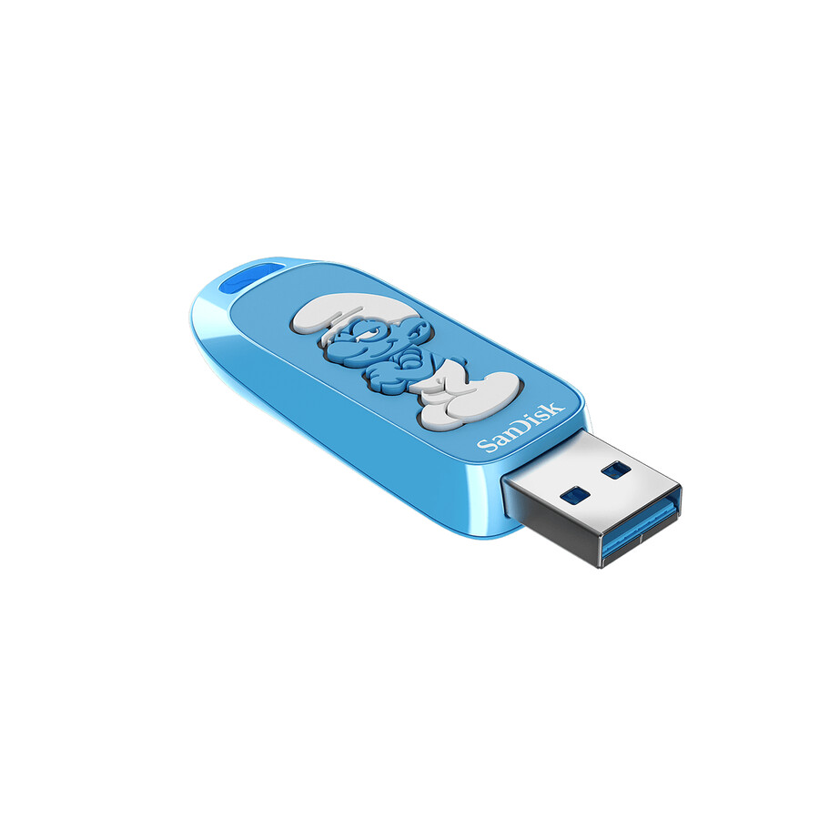 memoria usb sandisk smurfs de 128 gb sandisk