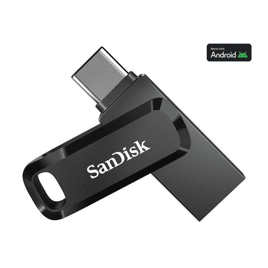 unidad dual sandisk ultra go usb type-c color lavanda de 128 gb sandisk